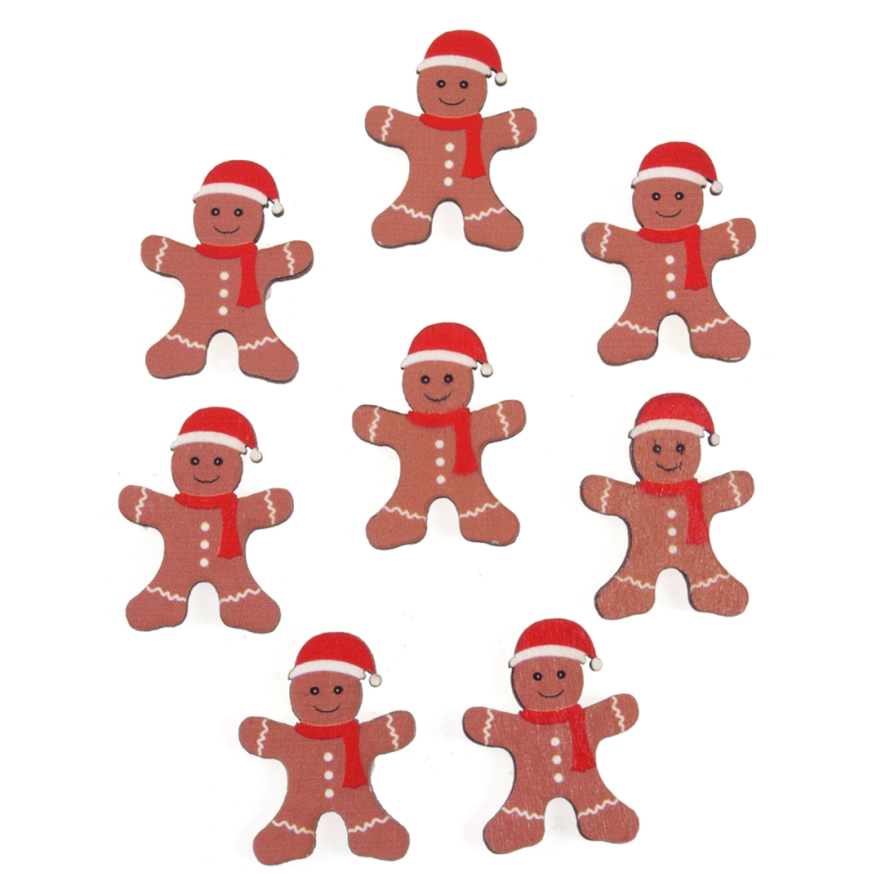Trimits Gingerbread Man in Santa Hat 8 Pieces