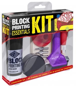 Block Printing Essentials Kit, Black