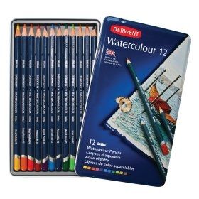 Derwent Watercolour Pencil 12 Tin