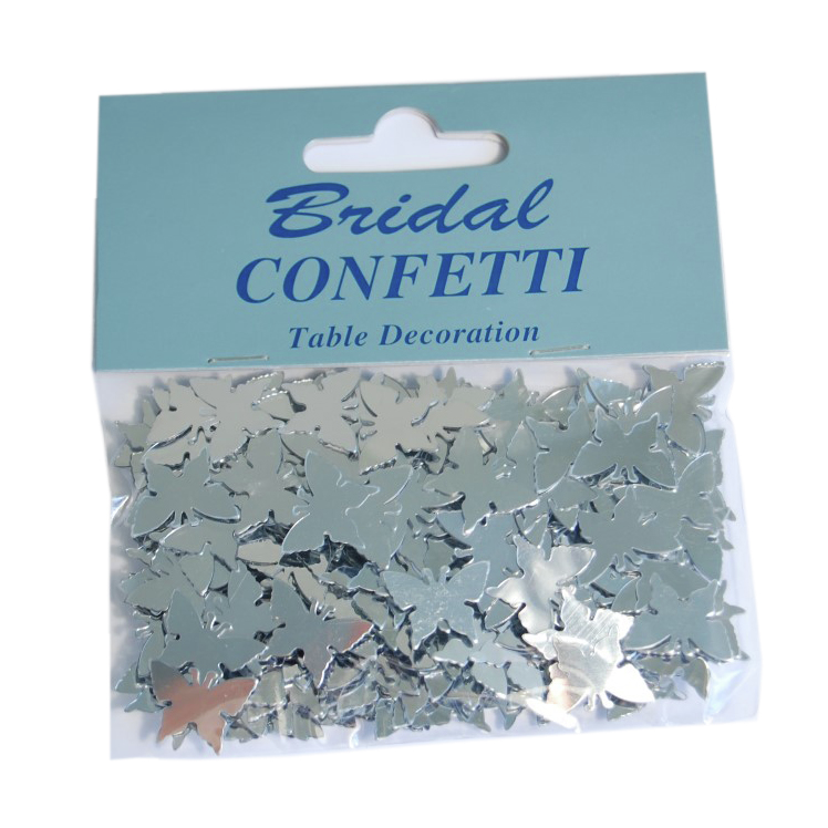 Confetti Butterfly Silver