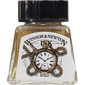 Winsor and Newton Drawing Ink 14ml GOLD