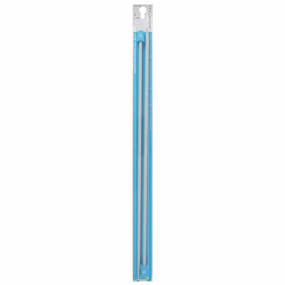 Milward Knitting Pins Single-Ended 40cm No5.5