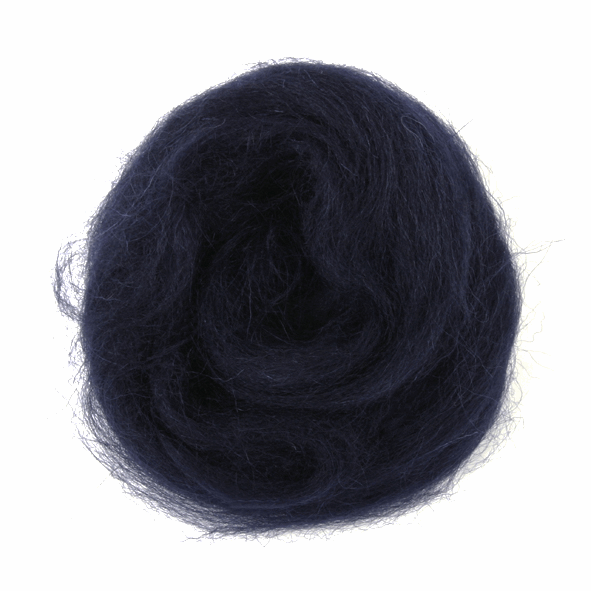 Trimits Natural Wool Roving 10g Navy