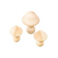 Wooden Toadstools pack of 3