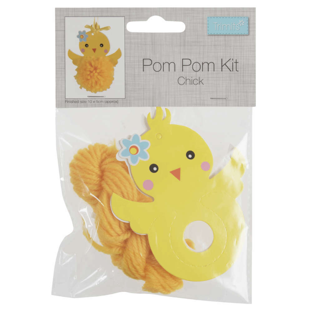 Pom Pom Decoration Kit - Chick