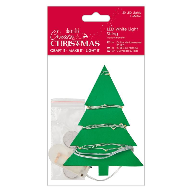 20 LED Light String - White