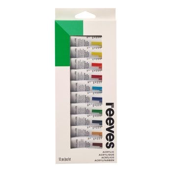 Reeves Acrylic Colour Tube Set (12 x 10ml SET)