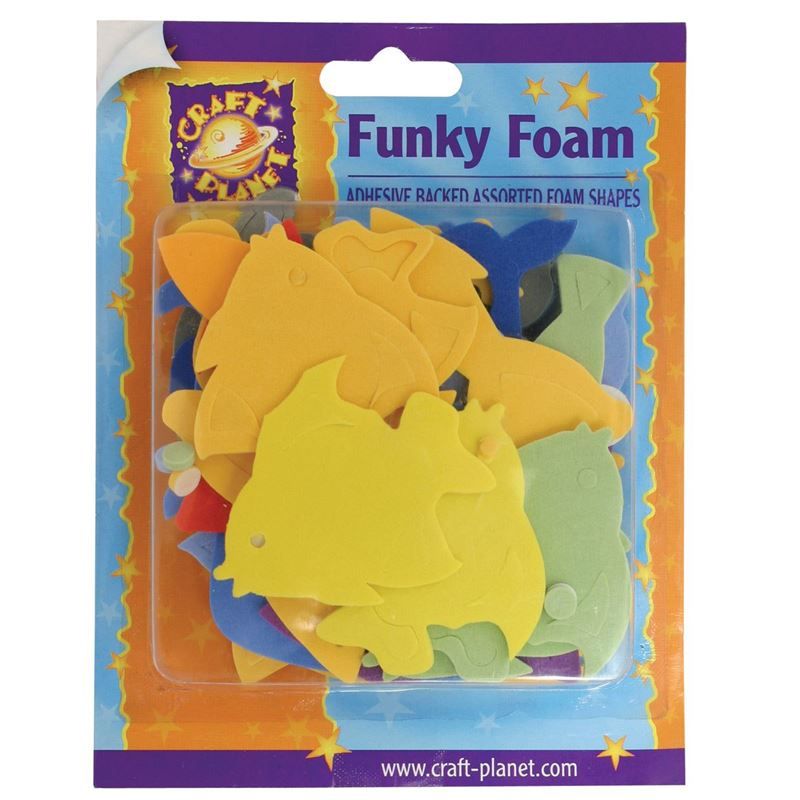 Funky Foam Assorted Pack (Self Adhesive) - Dolphins & Fish