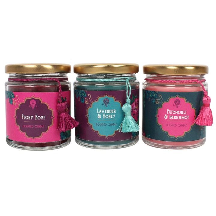 Luxury Oriental Flight Scented Candles Peony Rose