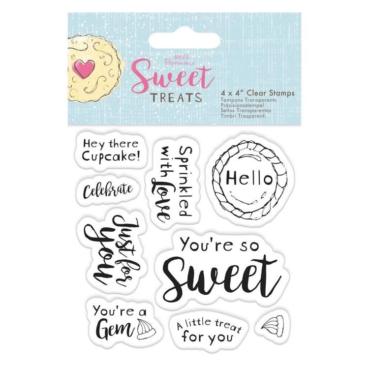 4 x 4 Clear Stamp - Sweet Treats - Sentiments