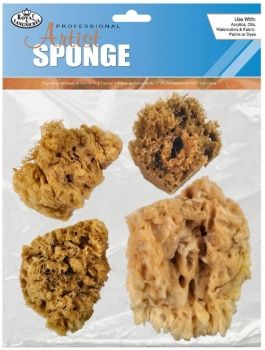Sea Wool Sponge Set of 4