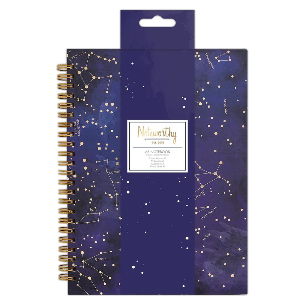Noteworthy Constellations A5 Notebook