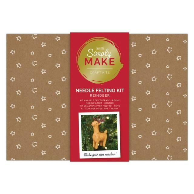 Needle Felting Kit - Simply Make - Reindeer