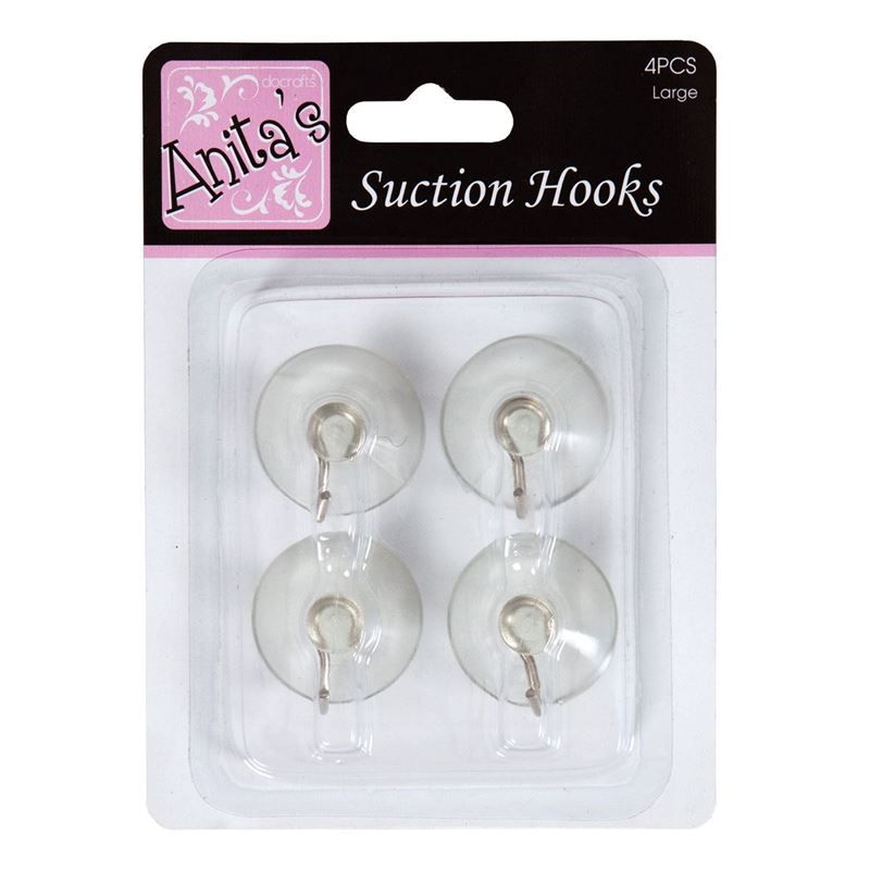 1 1/8" Suction Hooks (4pcs) - Large