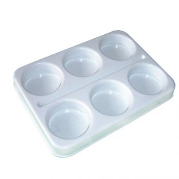 Plastic Palette - Deep 6 Well 21.5cm x 15cm