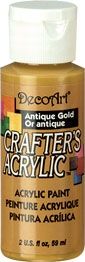 Antique gold - Deco Art 59ml Crafters Acrylic