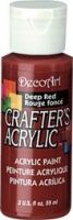 Deep red - Deco Art 59ml Crafters Acrylic -