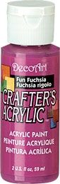 Fun Fuchsia - Deco Art 59ml Crafters Acrylic -