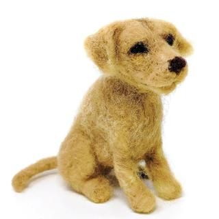 Dinky Dogs Yellow Labrador Needle Felting Kit