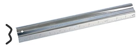 Maun 12" safety ruler - metal