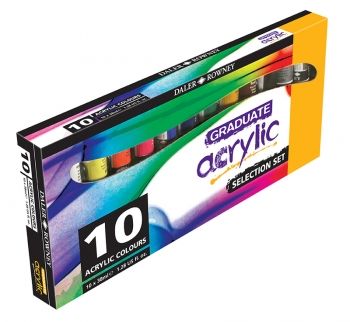 DR GRADUATE ACRYLIC SELECTION SET 10x38ml