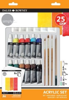 DR SIMPLY ACRYLIC 25 PIECE SET
