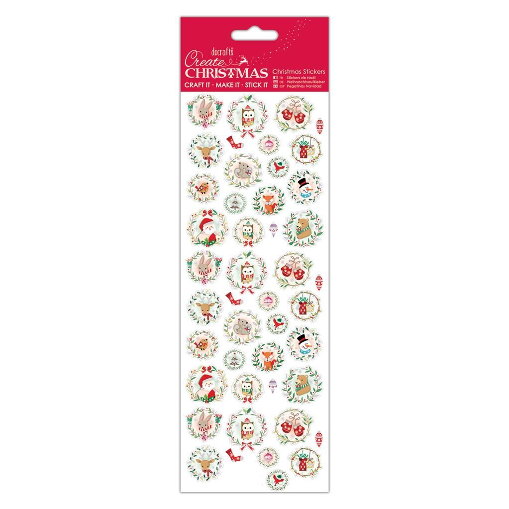 CHRISTMAS STICKERS - FESTIVE CHARACTERS