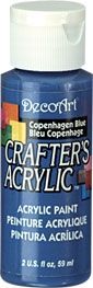 Copenhagen Blue - Deco Art 59ml Crafters Acrylic -