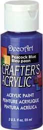 Peacock Blue - Deco Art 59ml Crafters Acrylic -