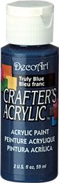 Truly Blue - Deco Art 59ml Crafters Acrylic -