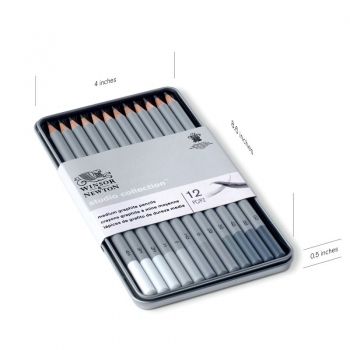 WN STUDIO COLLECTION MEDIUM GRAPHITE TIN 12