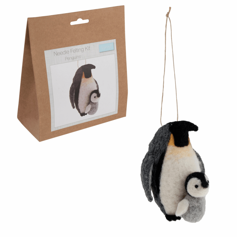 Needle Felting Kit: Penguins