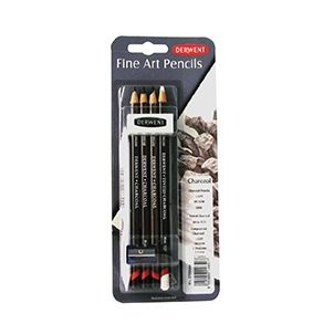 DERWENT CHARCOAL PENCIL BLISTE R WITH ACCESSORIES
