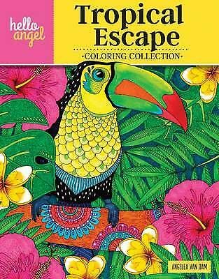 Hello Angel Tropical Escape Coloring Collection 