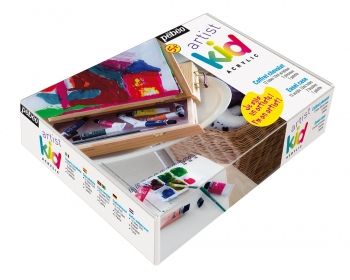 ARTIST KIDS WOODEN EASEL SET BY PEBEO