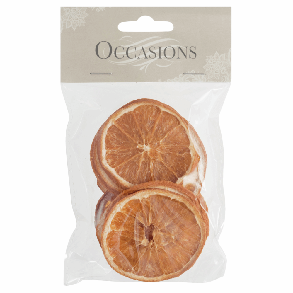 Dried Orange Slices: 10 Pieces