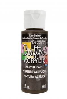 Raw Umber - Deco Art 59ml Crafters Acrylic -
