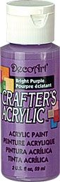 Bright Purple - Deco Art 59ml Crafters Acrylic -