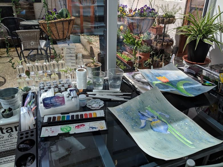 Intro to Watercolour & Pigment Powders | Art Lesson 1-2-1