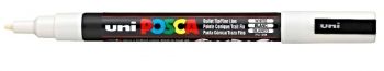 White POSCA FINE BULLET TIP PC-3M  (0.9-1.3mm)