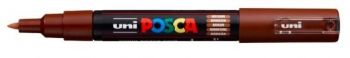 BROWN POSCA BULLET TIP EX FINE PC-1M (0.7mm)