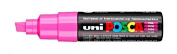 Pink POSCA BROAD CHISEL TIP PC-8K ((8.0mm)
