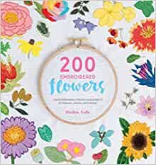 200 Embroidered Flowers