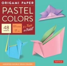 Origami Paper - Pastel Colors - 6 3/4" - 48 Sheets : Tuttle Origami Paper: High-Quality Origami Sheets Printed with 6 Different Colors: Instructions f