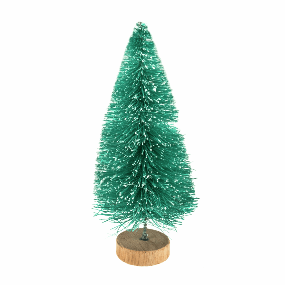 Decoration: Frosted Christmas Tree: 10cm: 1 Piece