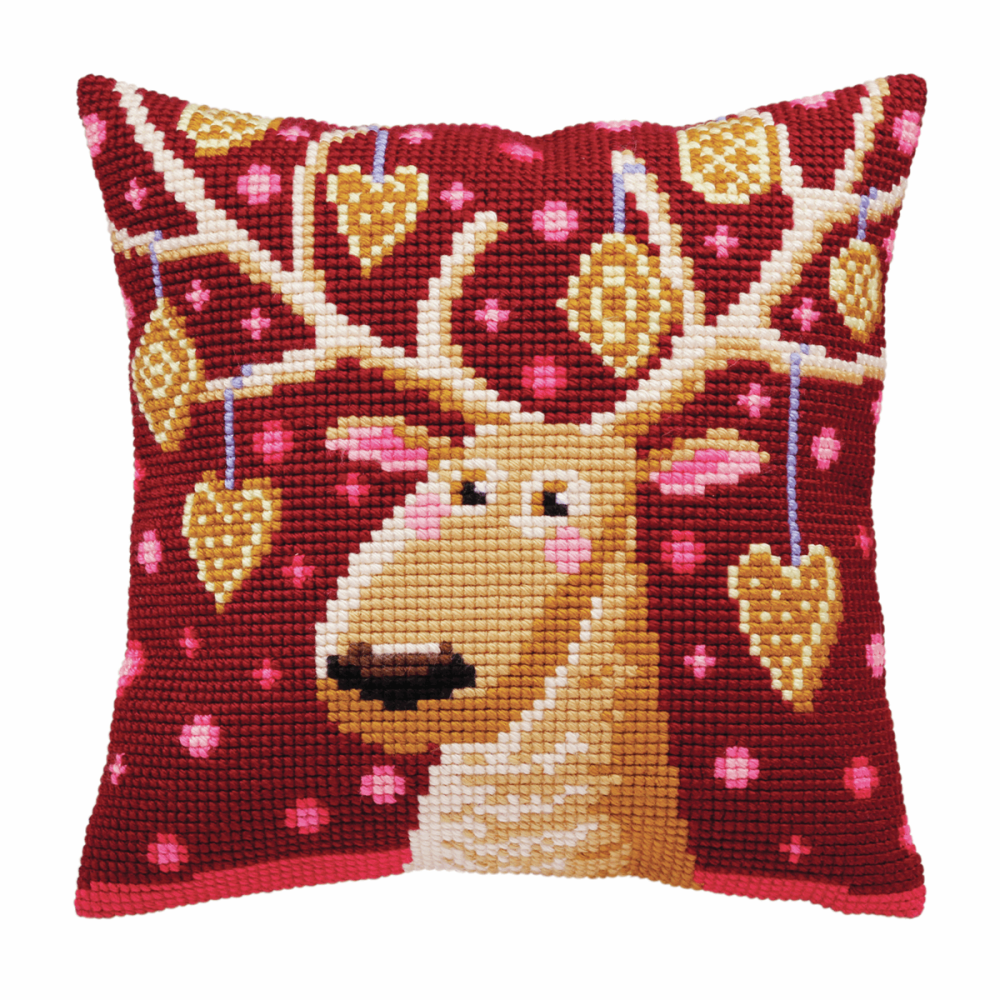 Cross Stitch Kit: Cushion: Christmas Gingerbreads