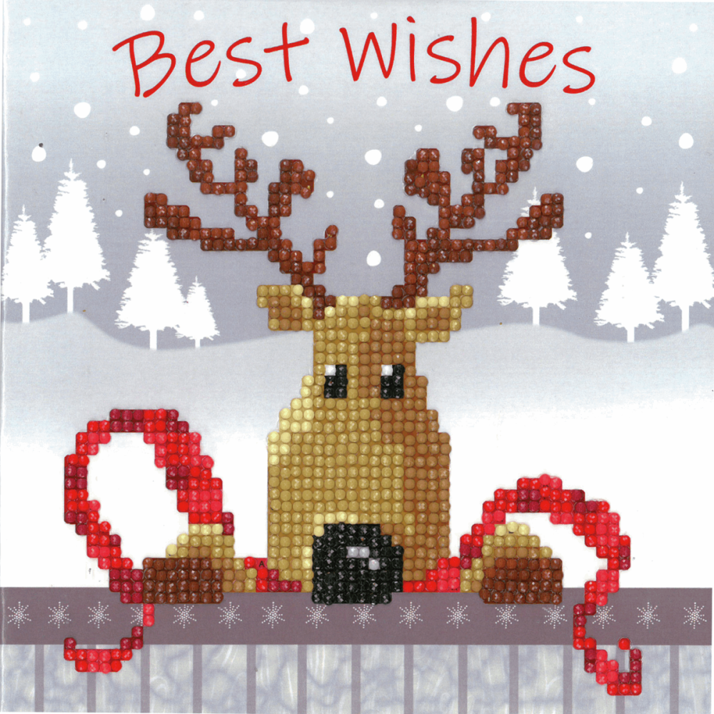 Diamond Painting: Greeting Card Kit: Reindeer