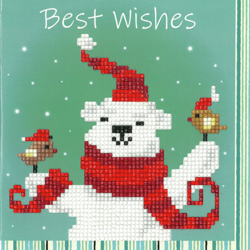 Diamond Painting: Greeting Card Kit: Happy Bear