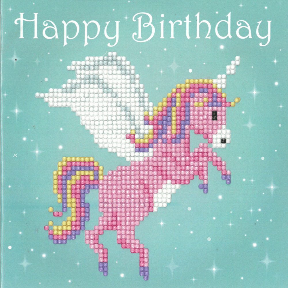 Diamond Painting: Greeting Card Kit: Unicorn