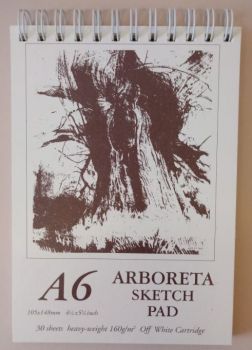 ARBORETA SPIRAL SKETCH PAD A6 (OFF - WHITE)